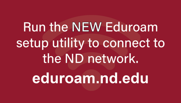Run New Eduroam Utility
