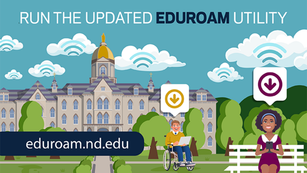 Run the updated Eduroam utility