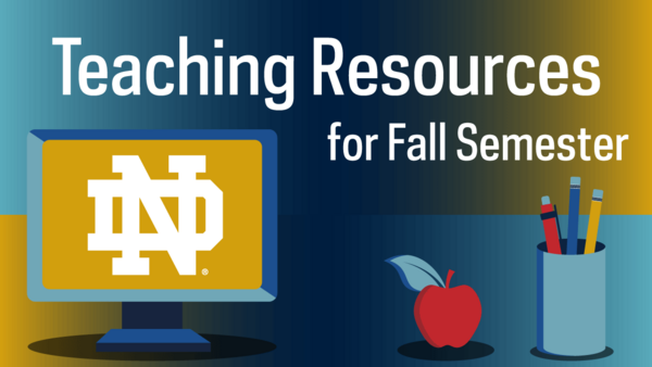 Teaching Resources for Fall Semester