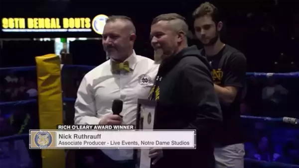 Feature Image, Bengal Bouts, Nick Ruthrauff - Rich O'Leary Award